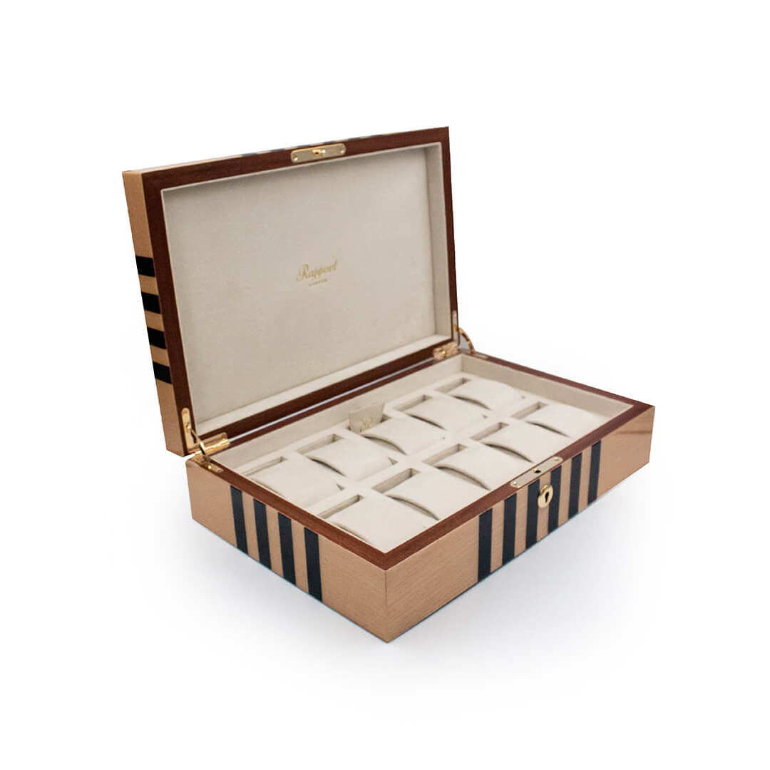 Labyrinth 10 Watch Box Beige The Gentleman 4705